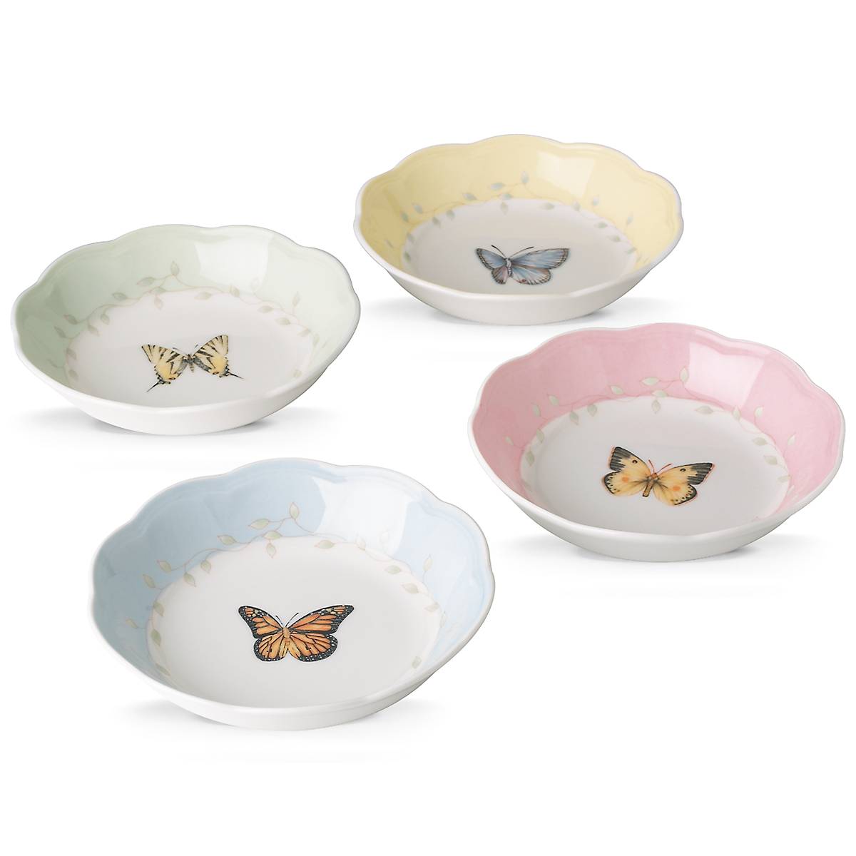 Scalloped Fruit Bowls, Set of 4 - Image 3