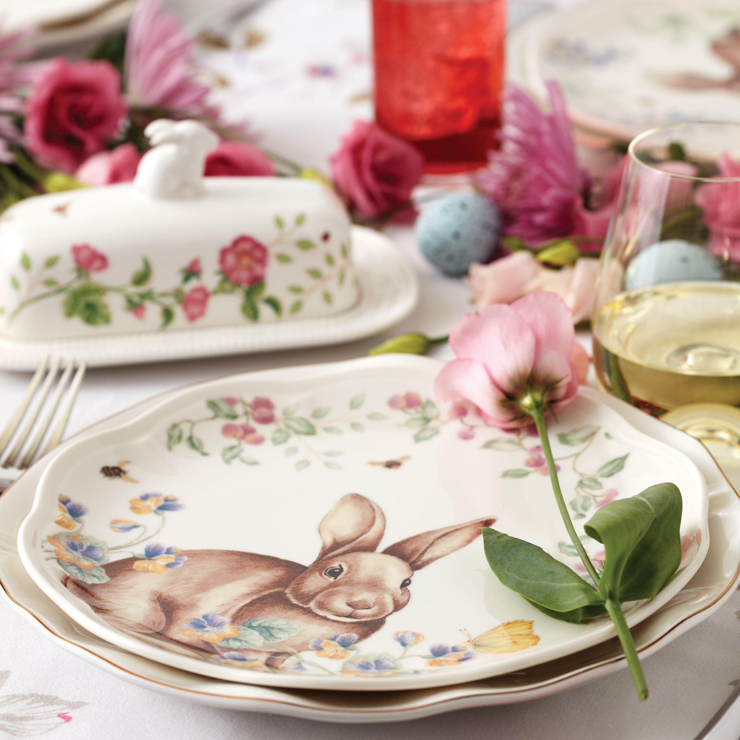 Butterfly Vine Tidbit Plates, Set of 4 - Image 3